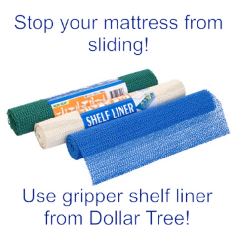 Dixie of all Trades: Stop your mattress and bed skirt from sliding